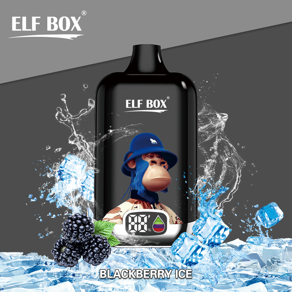Alternative view of Elf Box Metaverse Monkey Series 12000 Puffs Digital Display Vape