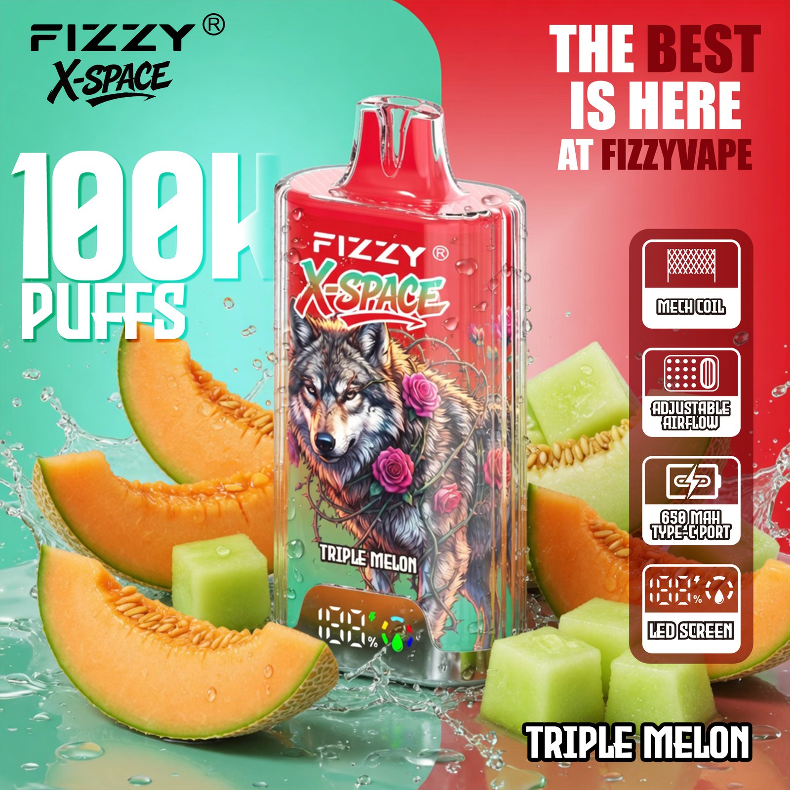 X-SPACE 100000 PUFFS Vape - Image 4