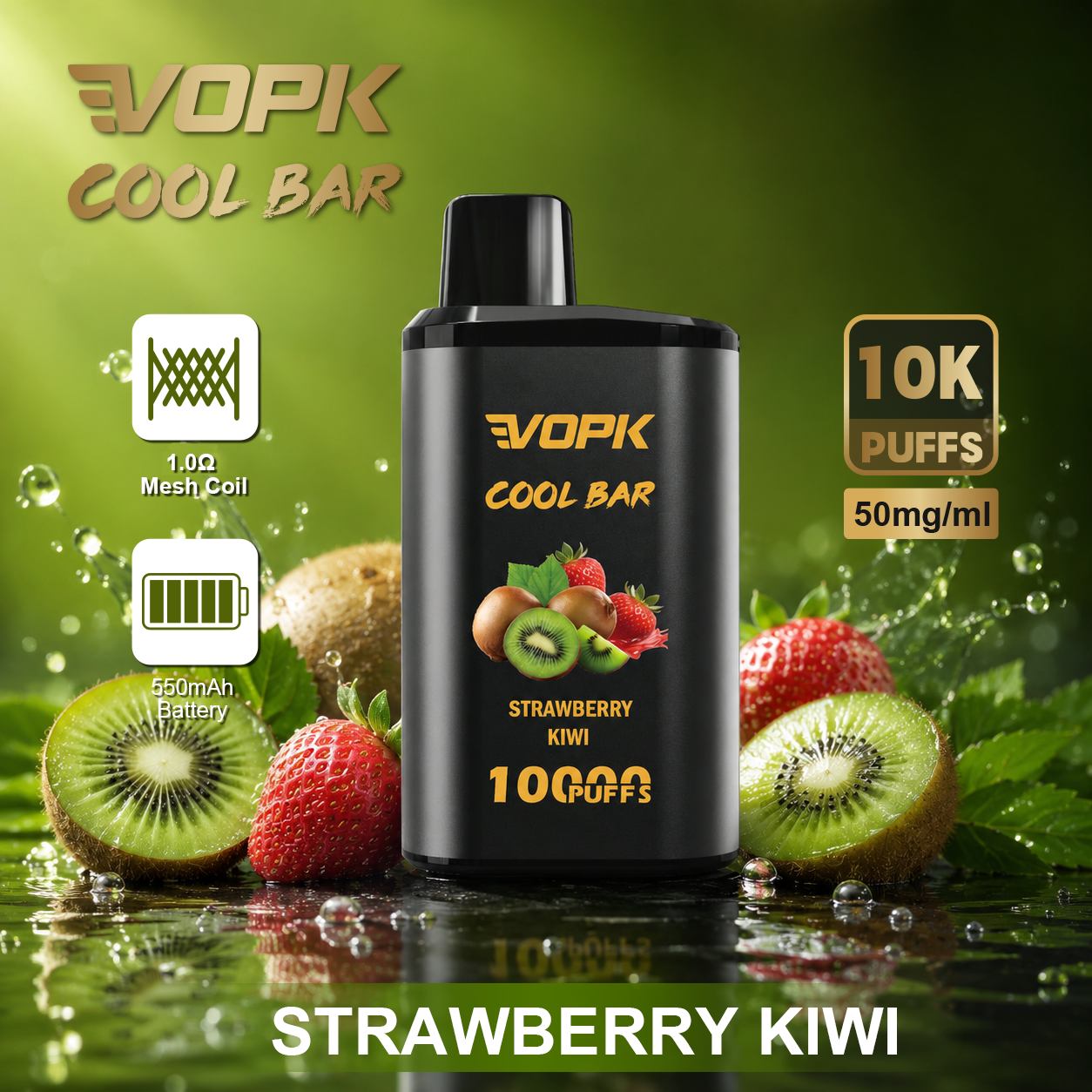 VOPK COOL BAR 10000 Puffs Vape - Image 9